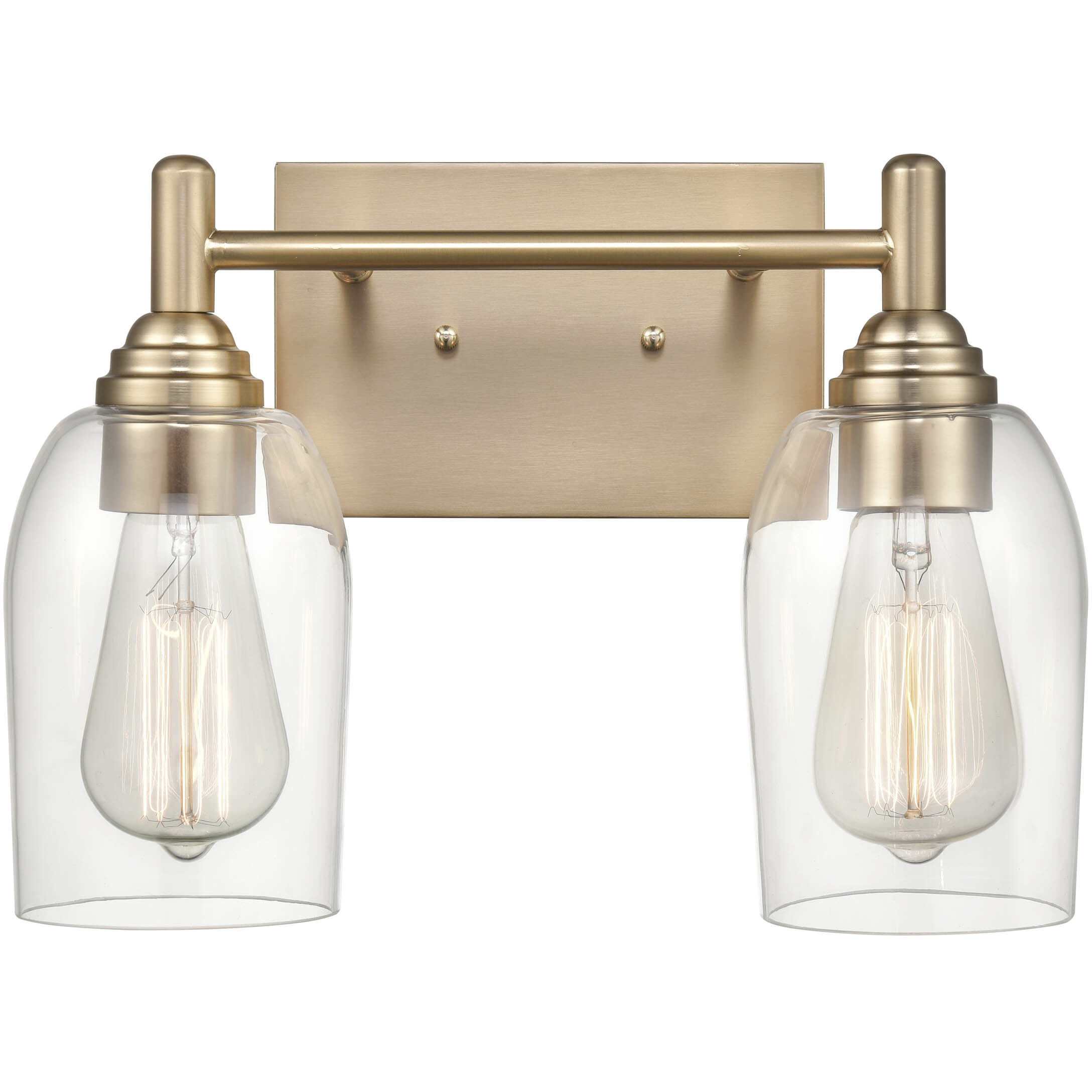 Arlett 2 Light 13.25 inch Modern Gold Bathroom Vanity Light Wall Light